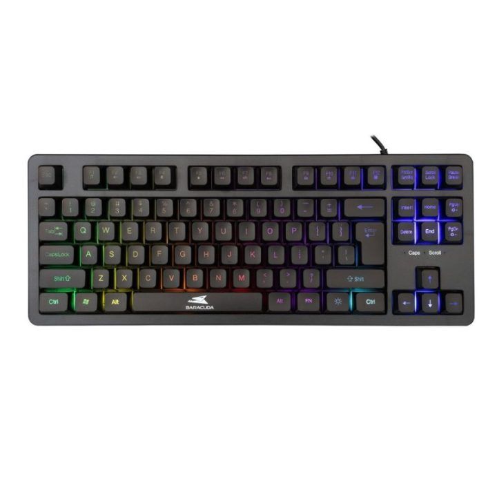 Žaidimų klaviatūra Baracuda Krill Black US