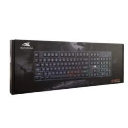 Membraninė žaidimų klaviatūra Baracuda Starfish Black US, 104 klavišų