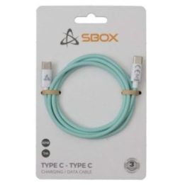 Žalias pintas USB-C–USB-C kabelis, 1 m