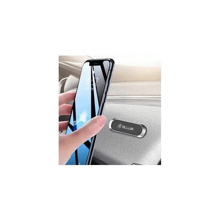 Pilkas magnetinis automobilinis telefono laikiklis Tellur MCM8