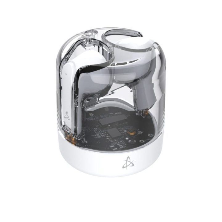 Belaidės į ausį įdedamos Bluetooth ausinės Sbox EB-TWS12 White