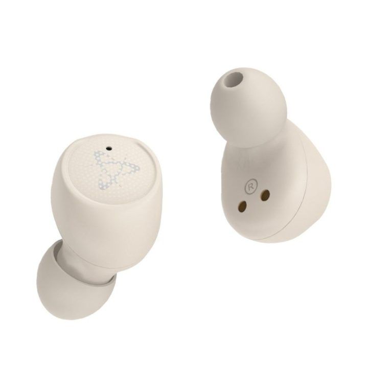 Belaidės į ausį įdedamos ausinės Sbox EB-TWS115, beige