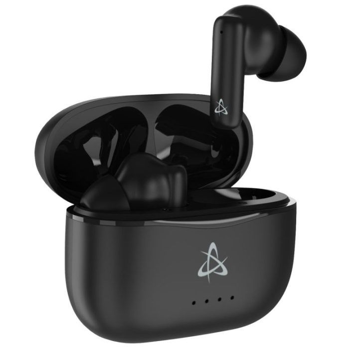 Juodos belaidės ausinės Sbox EB-TWS05