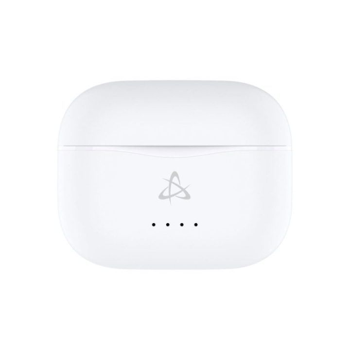 Baltos belaidės į ausį įdedamos ausinės Sbox EB-TWS05