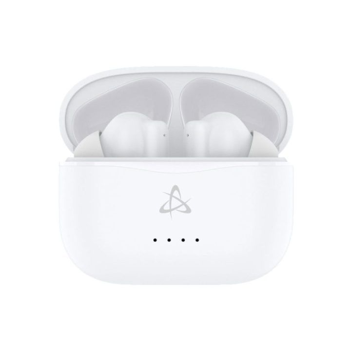 Baltos belaidės į ausį įdedamos ausinės Sbox EB-TWS05