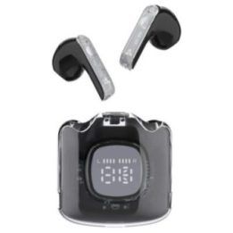 Juodos Bluetooth į ausį dedamos ausinės Sbox EB-TWS148