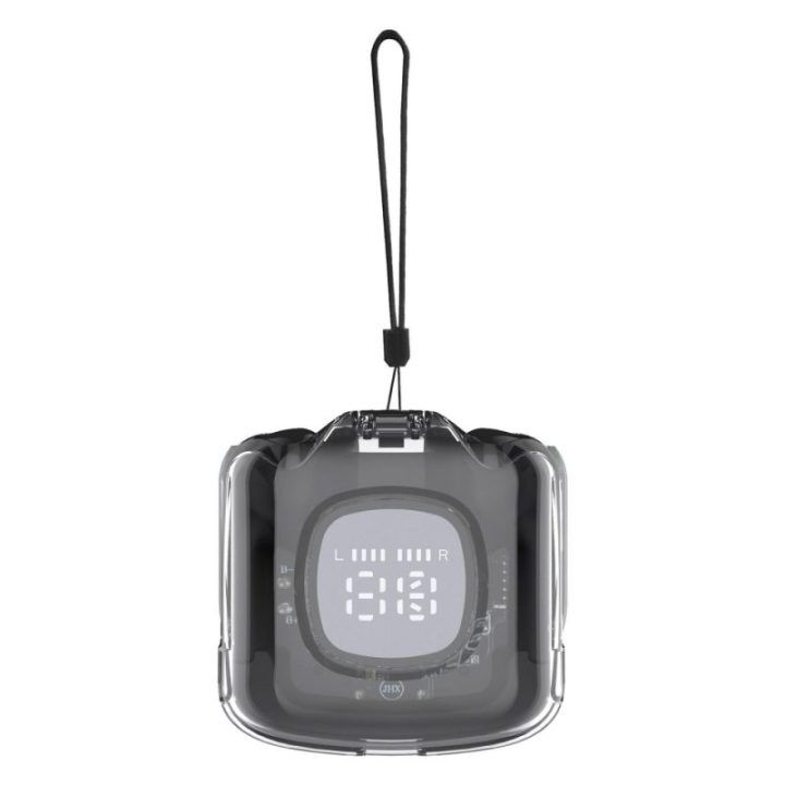 Juodos Bluetooth į ausį dedamos ausinės Sbox EB-TWS148