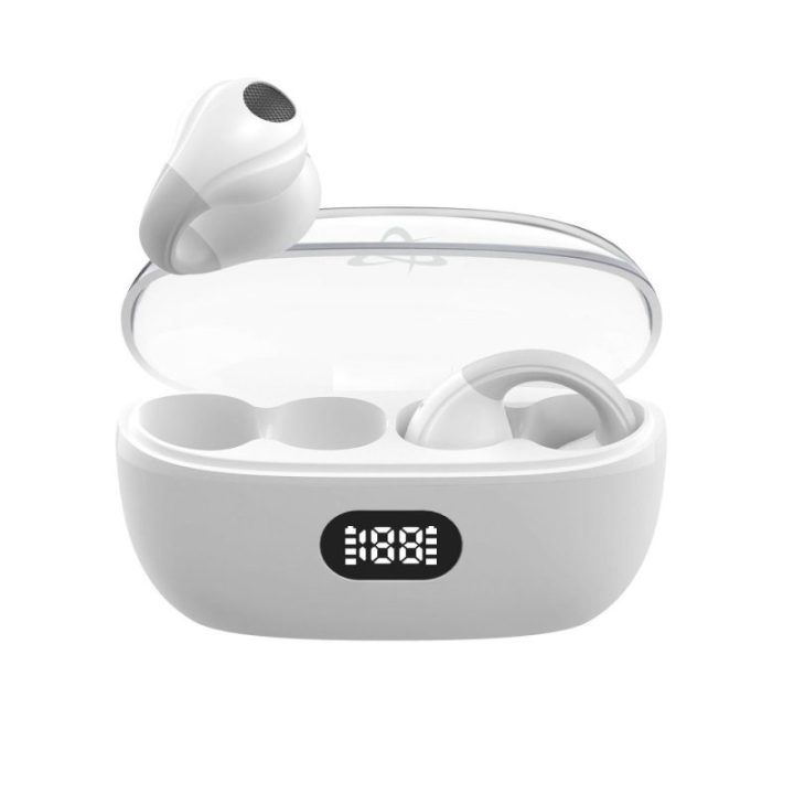 Baltos Bluetooth atviros ausinės Sbox EB-OWS14