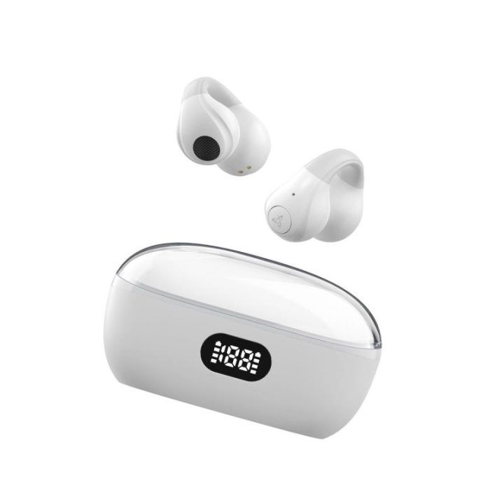 Baltos Bluetooth atviros ausinės Sbox EB-OWS14