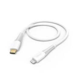 USB-C – Lightning įkrovimo laidas, 1,5 m, baltas