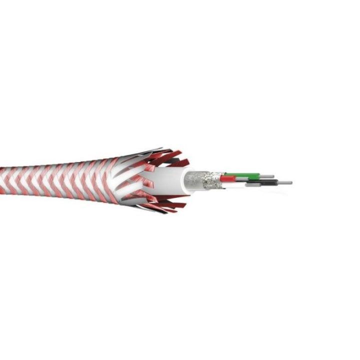 Raudonas USB-C–Lightning įkrovimo ir duomenų kabelis, 1,5 m, MFi