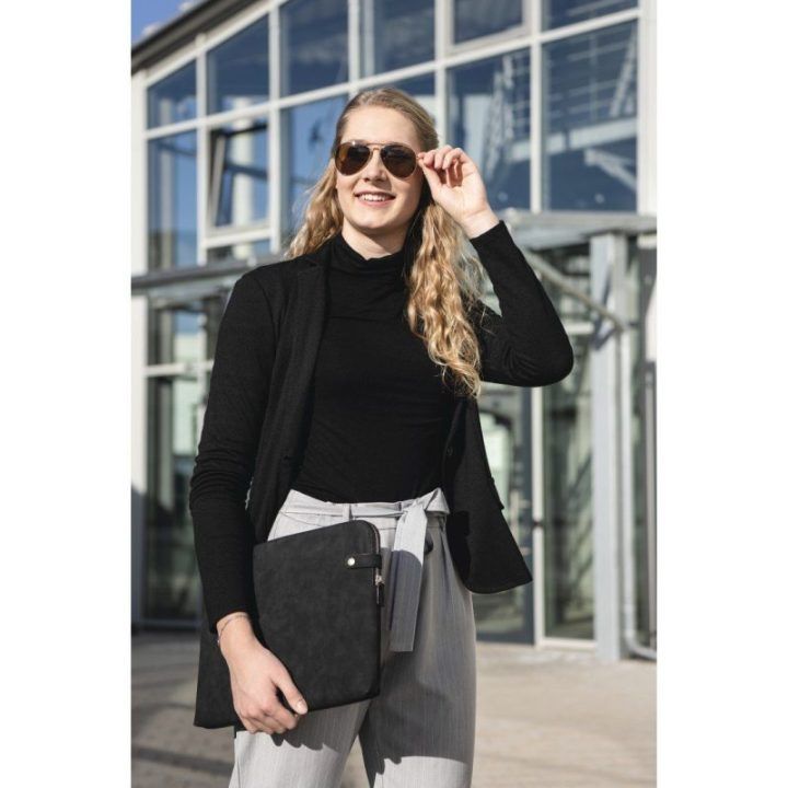 Juodas 15,6 colio nešiojamojo kompiuterio dėklas Hama Classy Sleeve