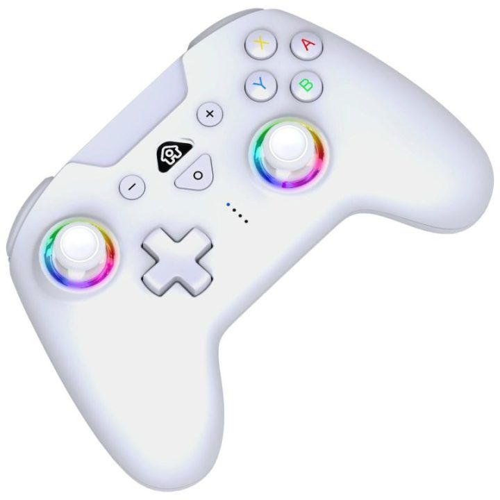 Baltas belaidis „Switch“ valdiklis su RGB LED