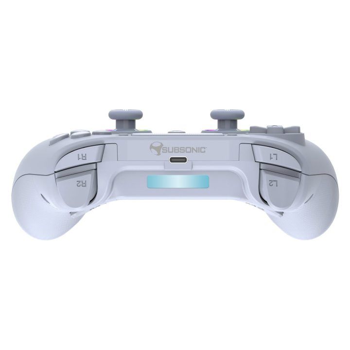 Baltas belaidis valdiklis PS4 ir PC