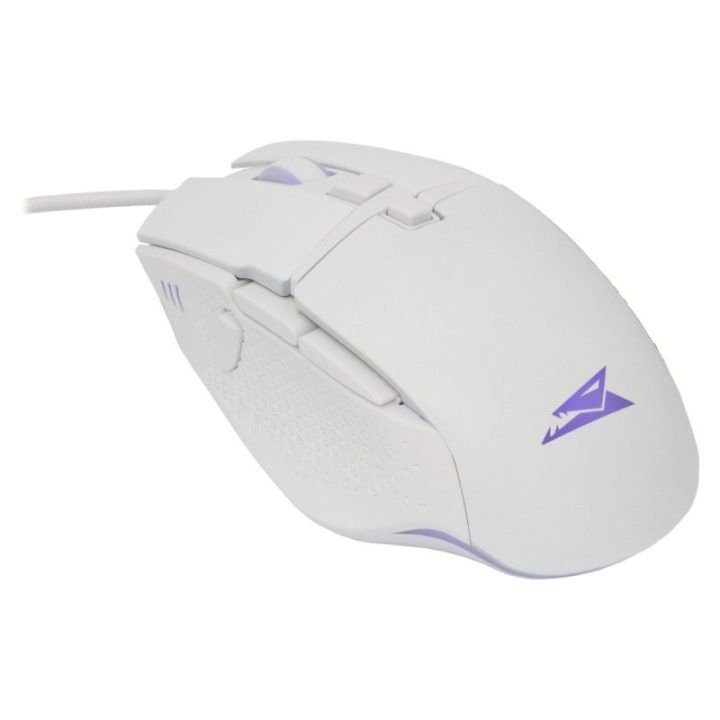 Baracuda Raptor White žaidimų pelė su 8 mygtukais