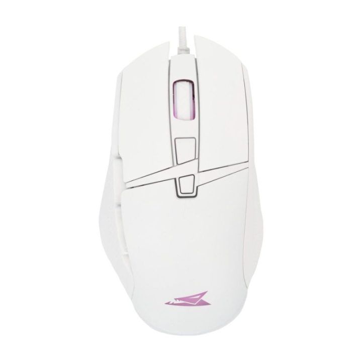 Baracuda Raptor White žaidimų pelė su 8 mygtukais