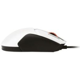 Balta žaidimų pelė su RGB apšvietimu, iki 12 000 DPI