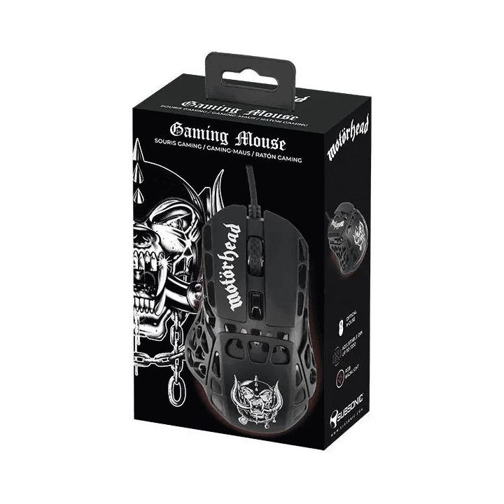 Žaidimų pelė su 7200 DPI jutikliu Subsonic Motorhead