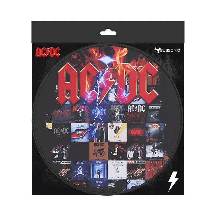 Apvalus AC/DC pelės kilimėlis, 30 cm