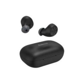 Juodos belaidės „True Wireless“ ausinės su „Bluetooth 5.0“