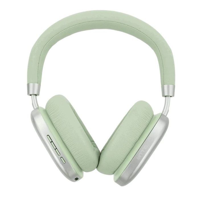 Žalios Bluetooth ausinės per ausis su ANC