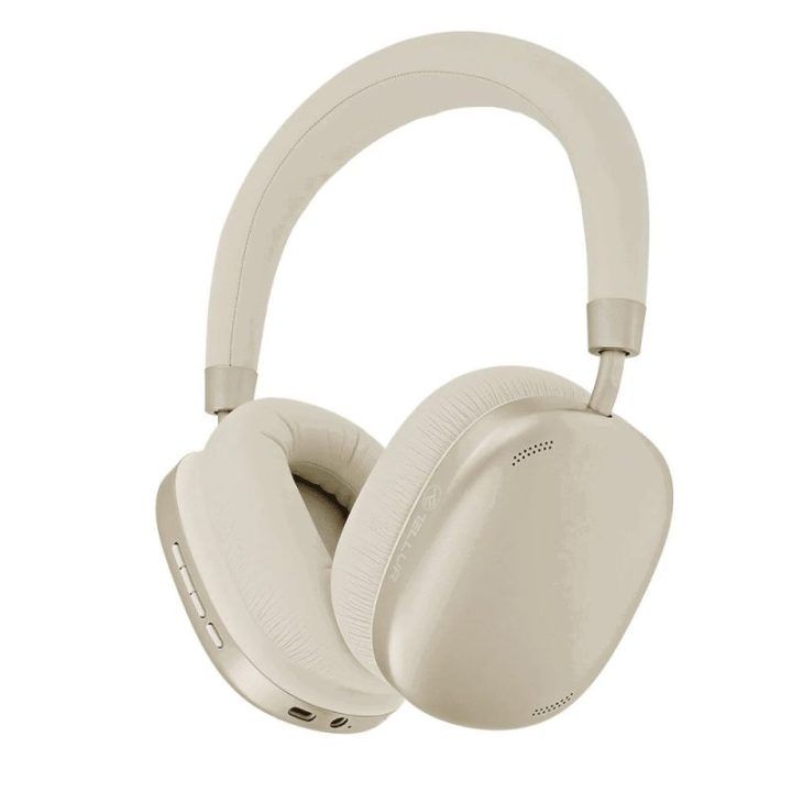Smėlinės Bluetooth ausinės su ANC