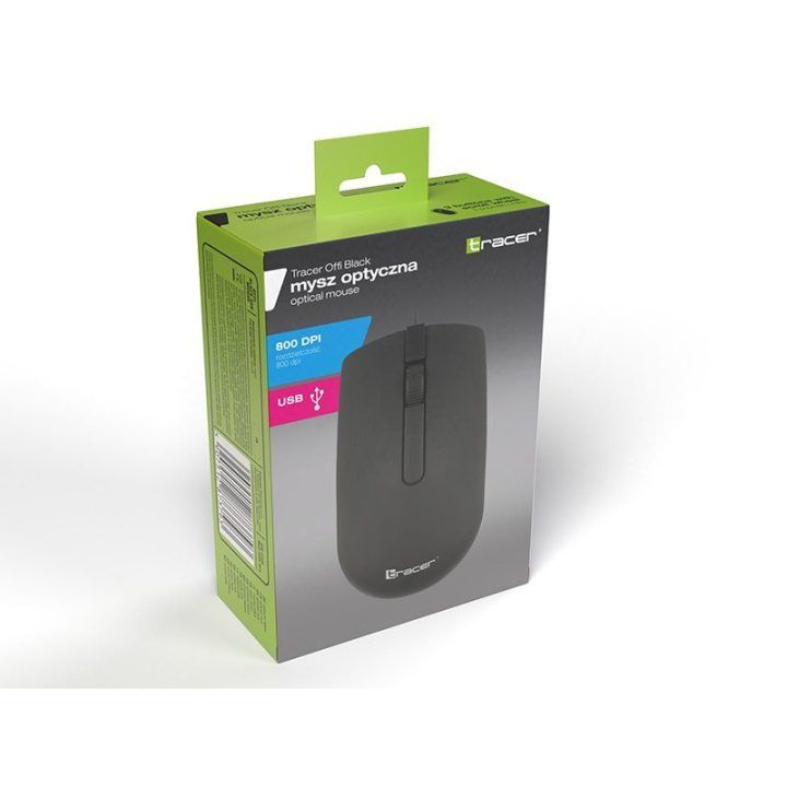 Belaidė optinė pelė Tracer Offi Black, 800 DPI