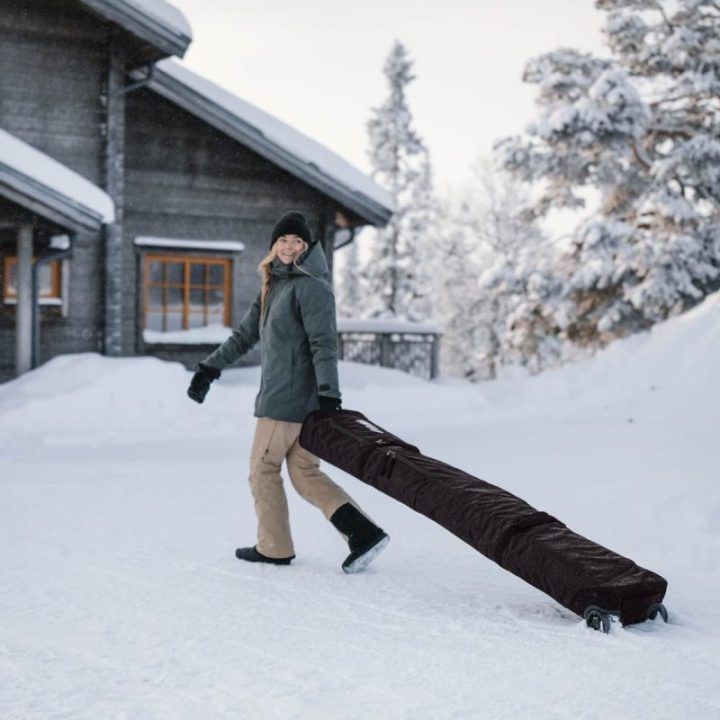 Slidžių krepšys su ratukais Thule Roundtrip 175 cm, juodas