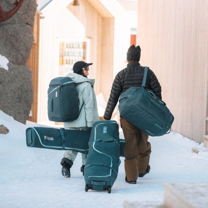 Slidinėjimo ir snieglenčių krepšys Thule Roundtrip 80 l, Dark Slate