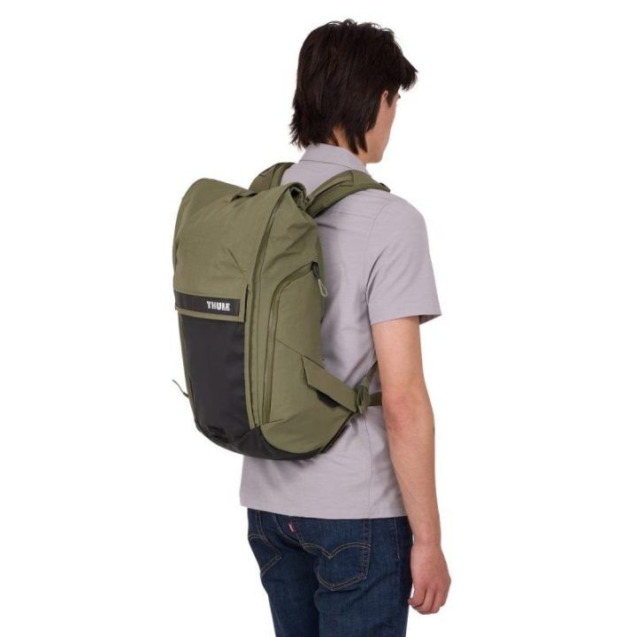 Dviračių kuprinė Thule Paramount Bike Commute 20L, žalia