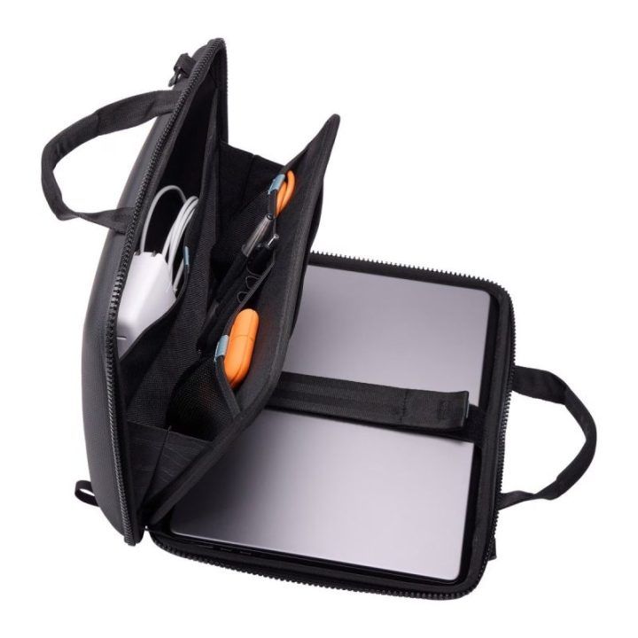 Juodas nešiojamojo kompiuterio dėklas Thule Gauntlet 5 MacBook 14"