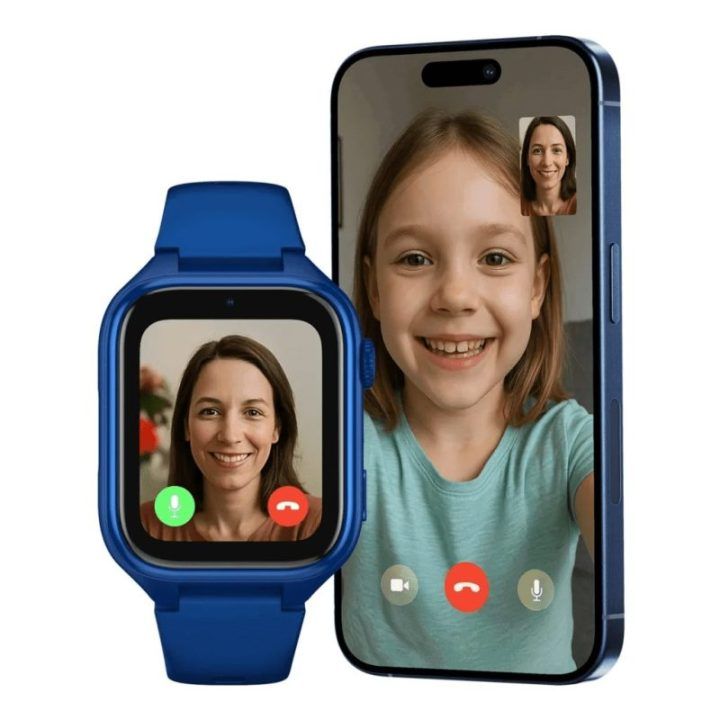 Vaikiškas išmanusis laikrodis Stelio Junior 4G, navy blue