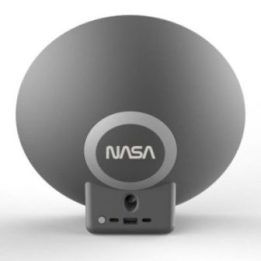 NASA SPC600 belaidis garsiakalbis su žadintuvu ir belaidžiu įkrovikliu