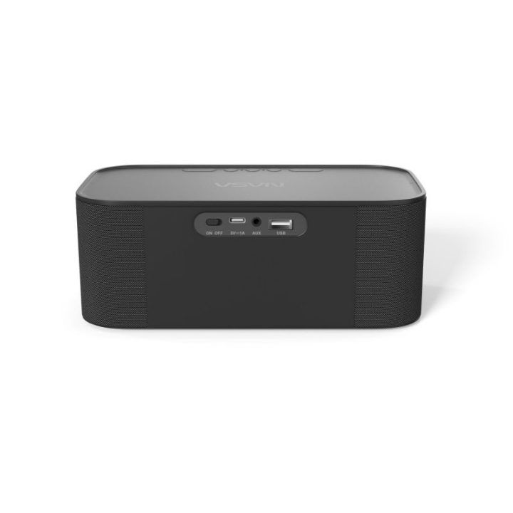 Žadintuvas su „Bluetooth“ garsiakalbiu ir belaidžiu įkrovimu NASA SPC800