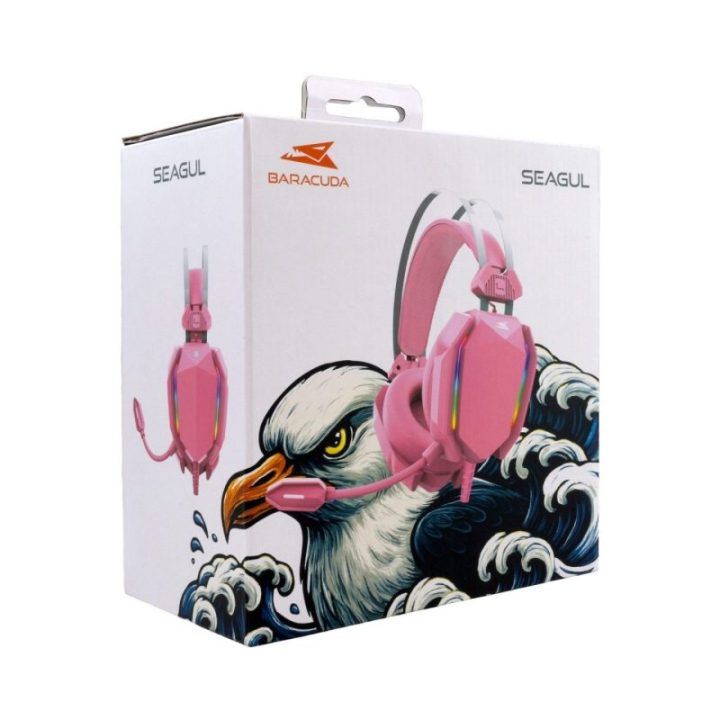 Žaidimų ausinės su mikrofonu Baracuda Seagul