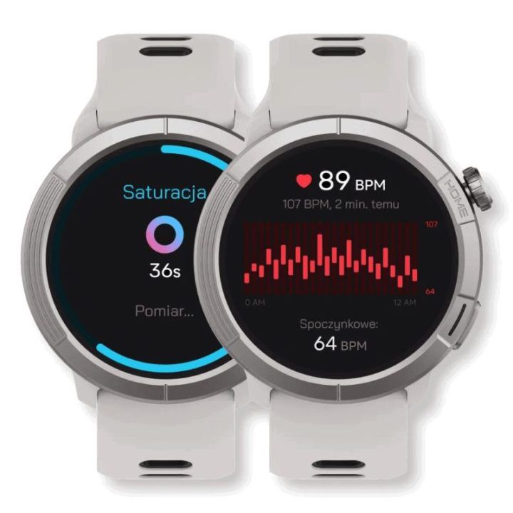 Stelio Activ Pro GPS išmanusis laikrodis 46 mm, titano