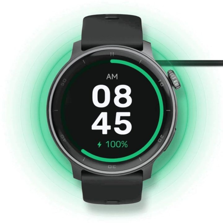 Stelio Activ GPS 46 mm juodas išmanusis laikrodis