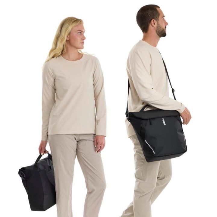 Thule Chasm Courier 22 l dviratinis krepšys su „InLock“, juodas
