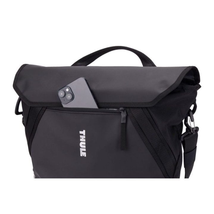 Thule Chasm Courier 22 l dviratinis krepšys su „InLock“, juodas
