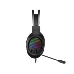 Juodos žaidimų ausinės Tracer GameZone GZ VPRO su RGB apšvietimu