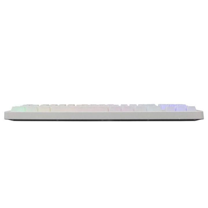Membraninė žaidimų klaviatūra Baracuda Krill White US, 87 klavišų