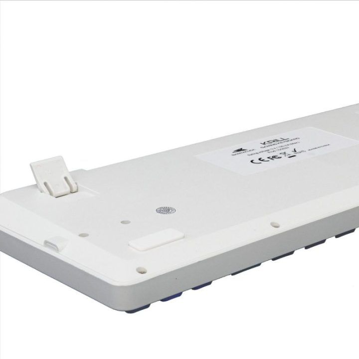 Membraninė žaidimų klaviatūra Baracuda Krill White US, 87 klavišų