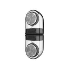 Devia Crystal Series TWS garsiakalbiai su silikoniniu dėklu, 2 vnt., juodi
