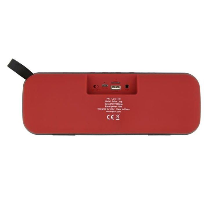 Tellur Loop 10W Bluetooth garsiakalbis, raudonas