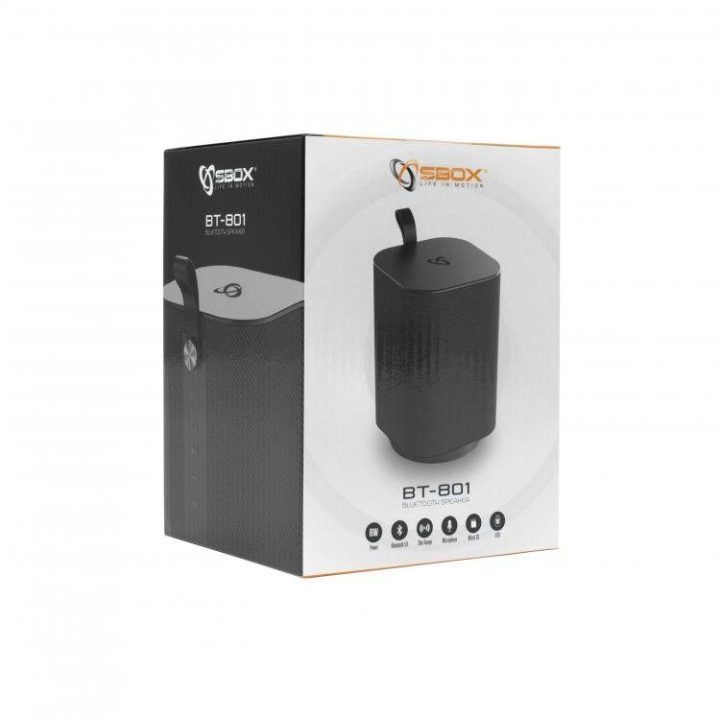 Bluetooth garsiakalbis Sbox BT-801, juodas