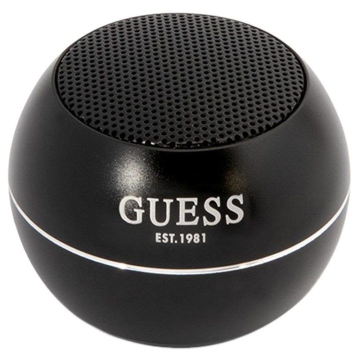 Guess Mini Bluetooth garsiakalbis, juodas, 3 W
