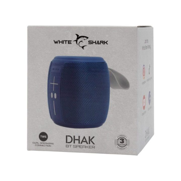 Bluetooth garsiakalbis White Shark GBT-888 Dhak Blue
