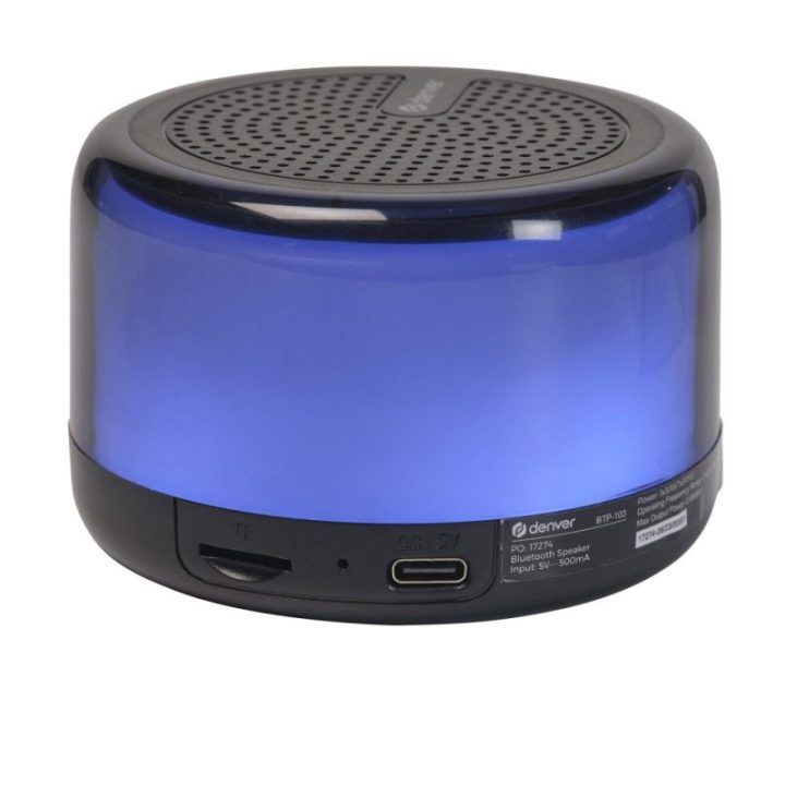 Bluetooth garsiakalbis Denver BTP-103 su RGB apšvietimu