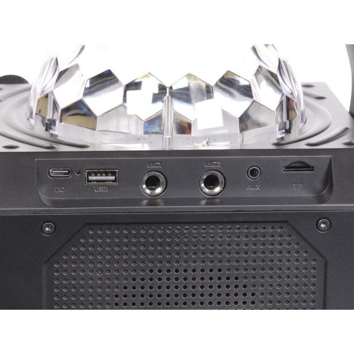 Bluetooth garsiakalbis Denver BTM-618 su mikrofonu ir LED apšvietimu