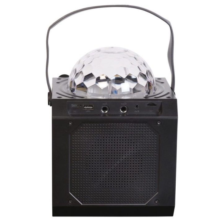 Bluetooth garsiakalbis Denver BTM-618 su mikrofonu ir LED apšvietimu